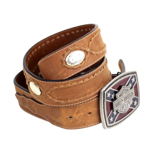 Silver Creek TAN BROWN GENUINE LEATHER 1 3/8"Wd CASUAL DRESS MEN'S BELT 40 (t74 - Picture 5 of 14